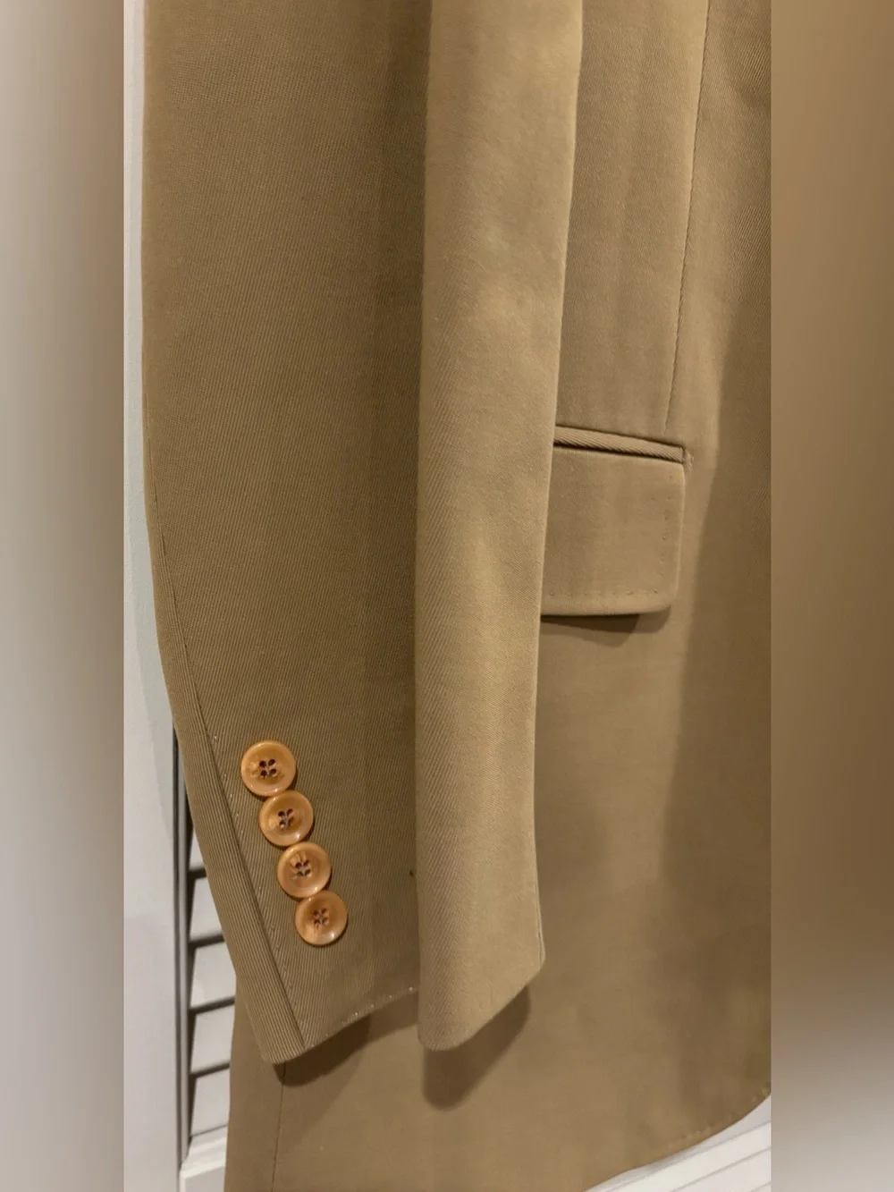 Dolce & Gabbana Men’s Brown Tan 2-Piece Suit IT 50 Made Italy COA